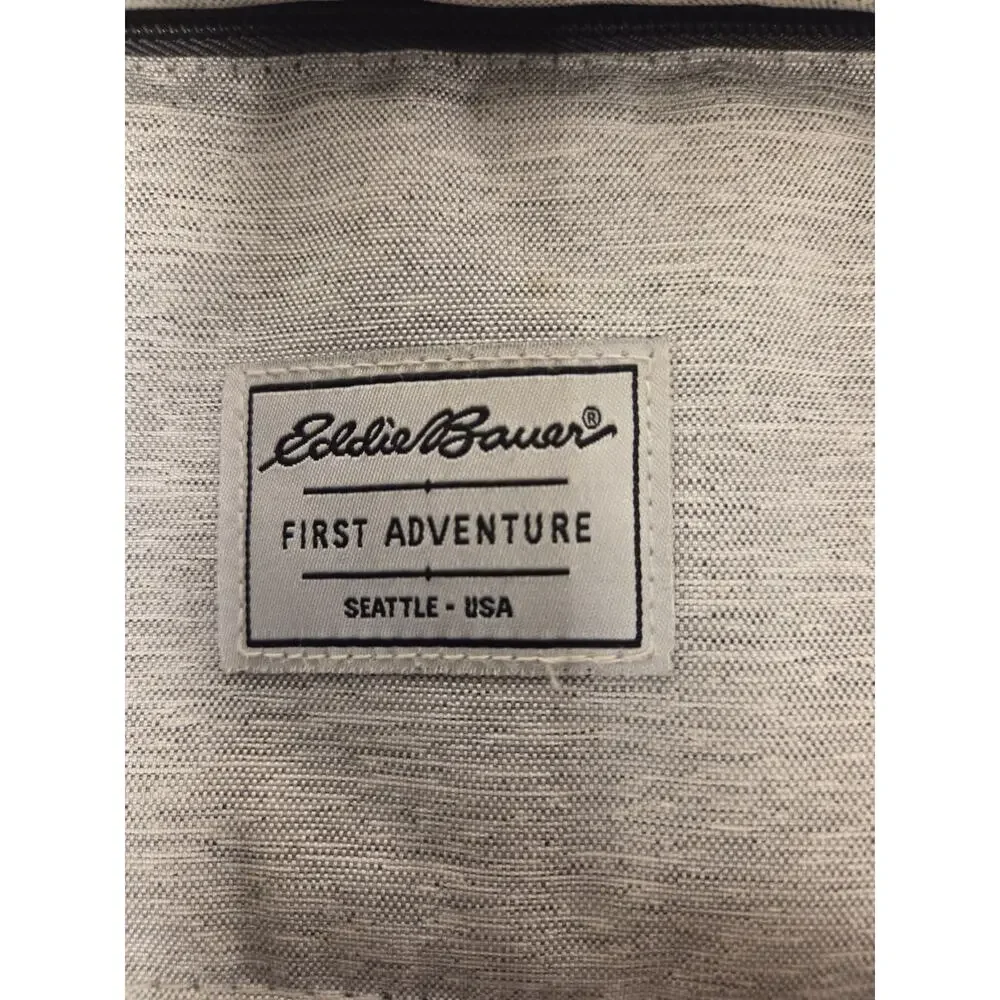 Eddie Bauer Cascade First Adventure Backpack Diaper Bag Gray Travel Sack